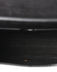 Box Calfskin Medium Bobby Flap Black