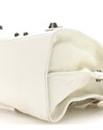 Agneau Arena Neo Cagole Handbag XS Optic White