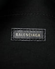 Arena Calfskin Medium Monaco Chain Shoulder Bag Black