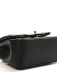 Caviar Quilted Mini Square Flap Black