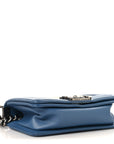 Galuchat Stingray Small Boy Flap Blue