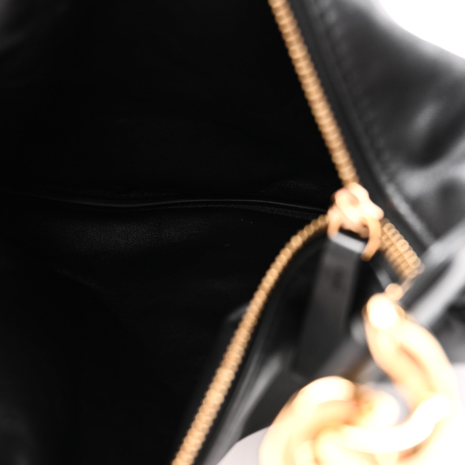 Calfskin La Medusa Chain Hobo Black