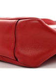 Calfskin Matelasse Medium GG Marmont Open Top Shoulder Bag Hibiscus Red