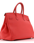 Togo BIRKIN 35 Rouge Pivoine