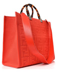 Technical Fabric Plexiglass FF Medium FNDI Sunshine Shopper Tote Tulipano