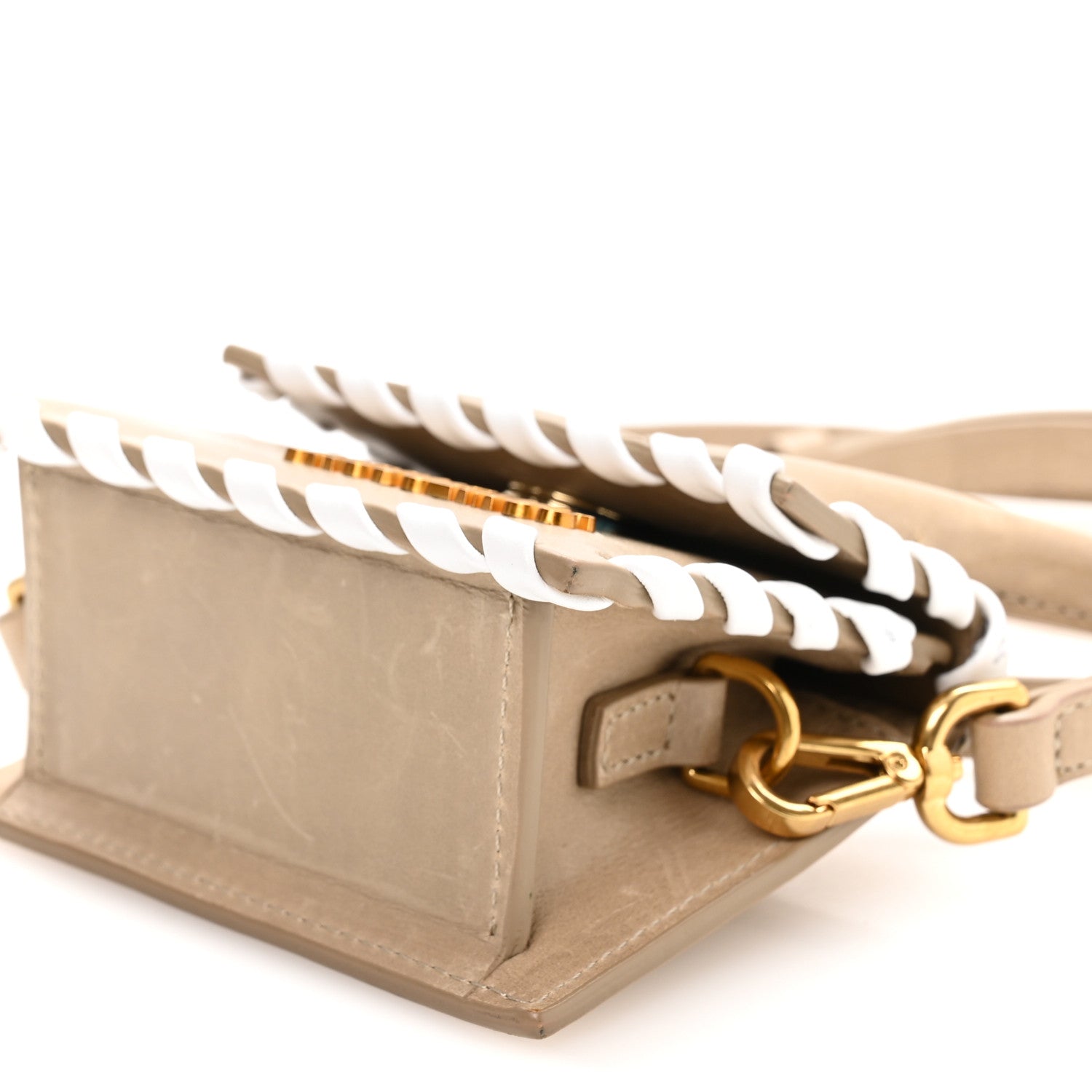 Calfskin Le Chiquito Whipstitch Beige