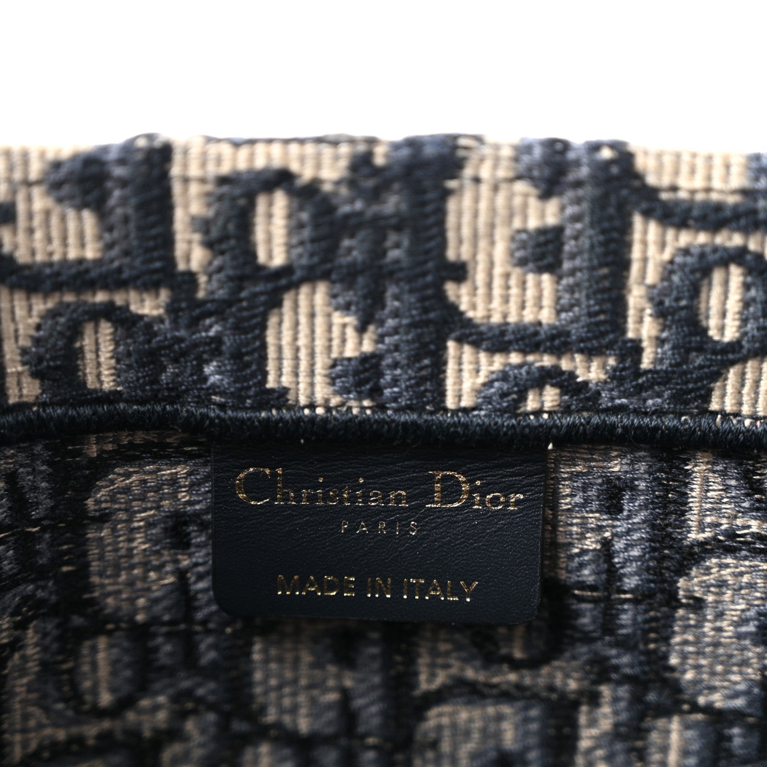 Oblique Large Book Tote Blue Multicolor