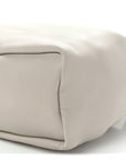 Buttery Nappa Lambskin Small Squeeze Bag Pearl Grey