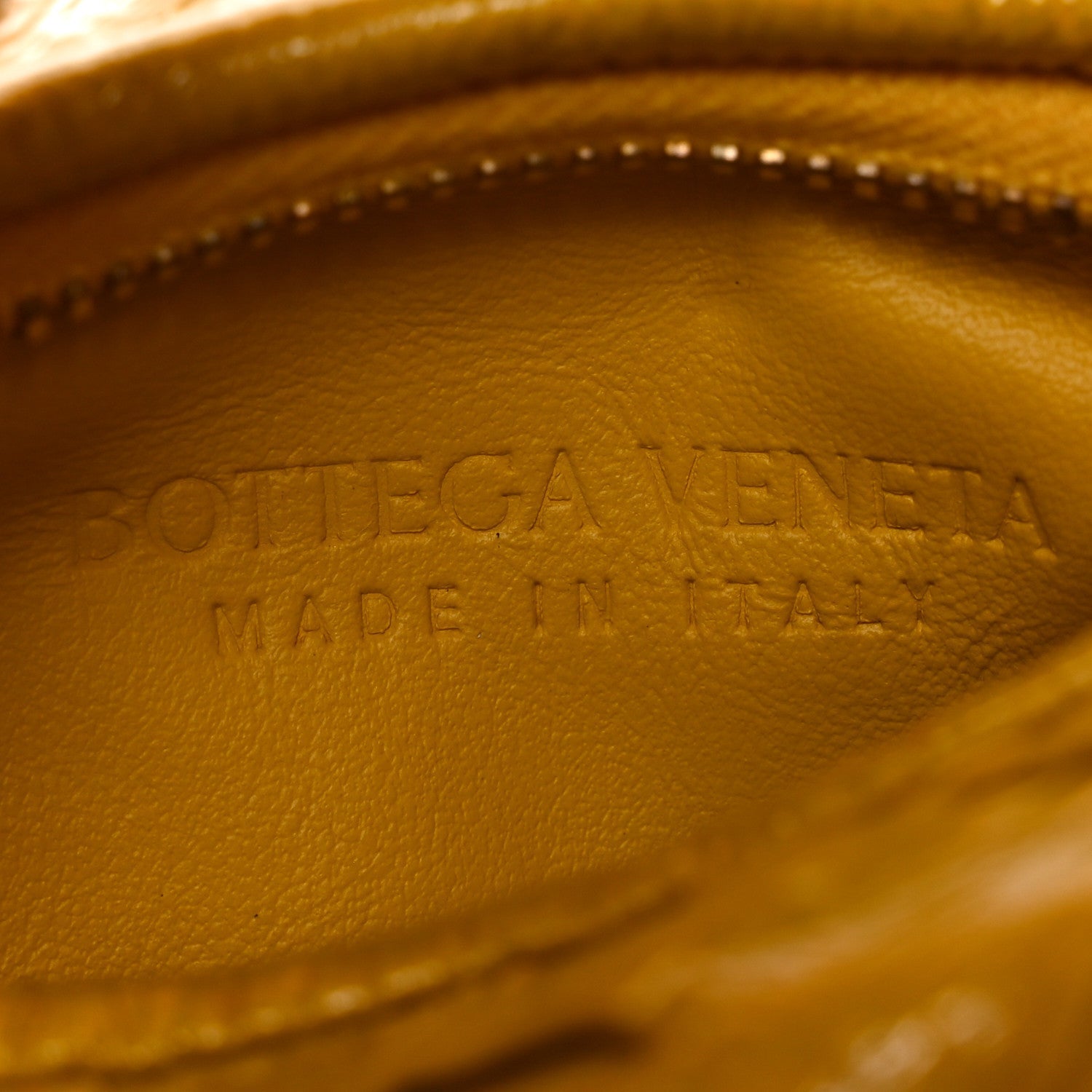 Textured Deerskin Intrecciato Candy Jodie Yellow