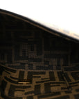 Fabric Jacquard FF 1974 Mini Baguette Tobacco Moro Black