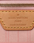 Damier Azur Neo Neverfull MM Rose Ballerine
