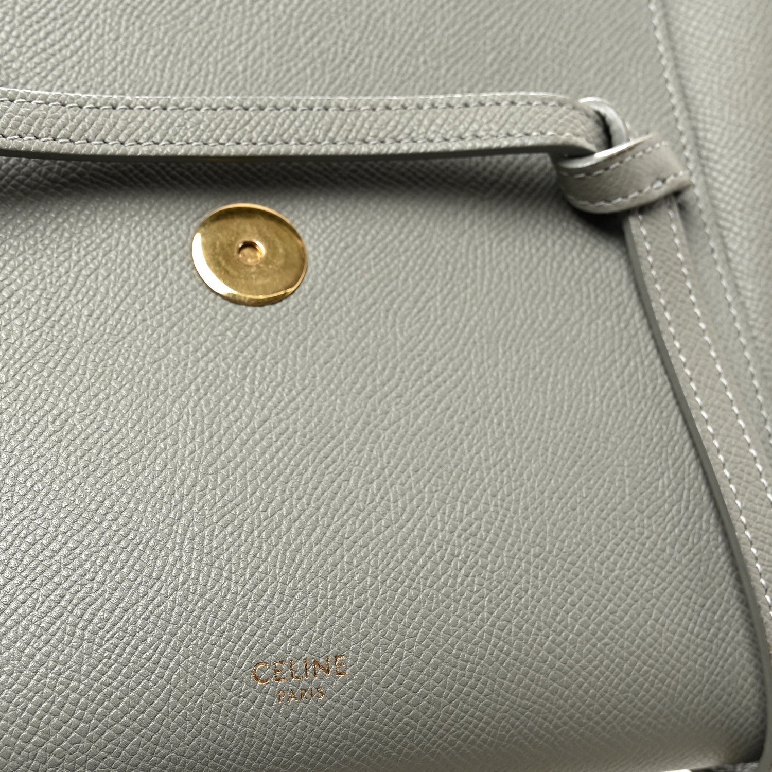 Grained Calfskin Nano Belt Bag Cloud