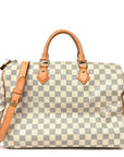 Damier Azur Speedy Bandouliere 35