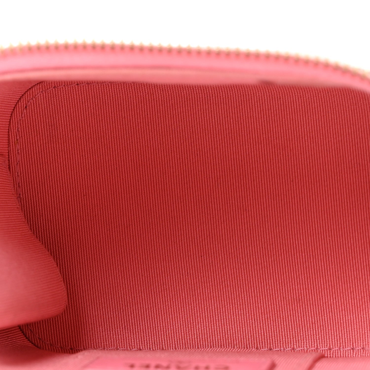 Lambskin Quilted Trendy Mini Vanity Case With Chain Pale Pink