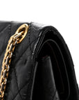 Aged Calfskin Quilted 2.55 Reissue 226 Flap Black