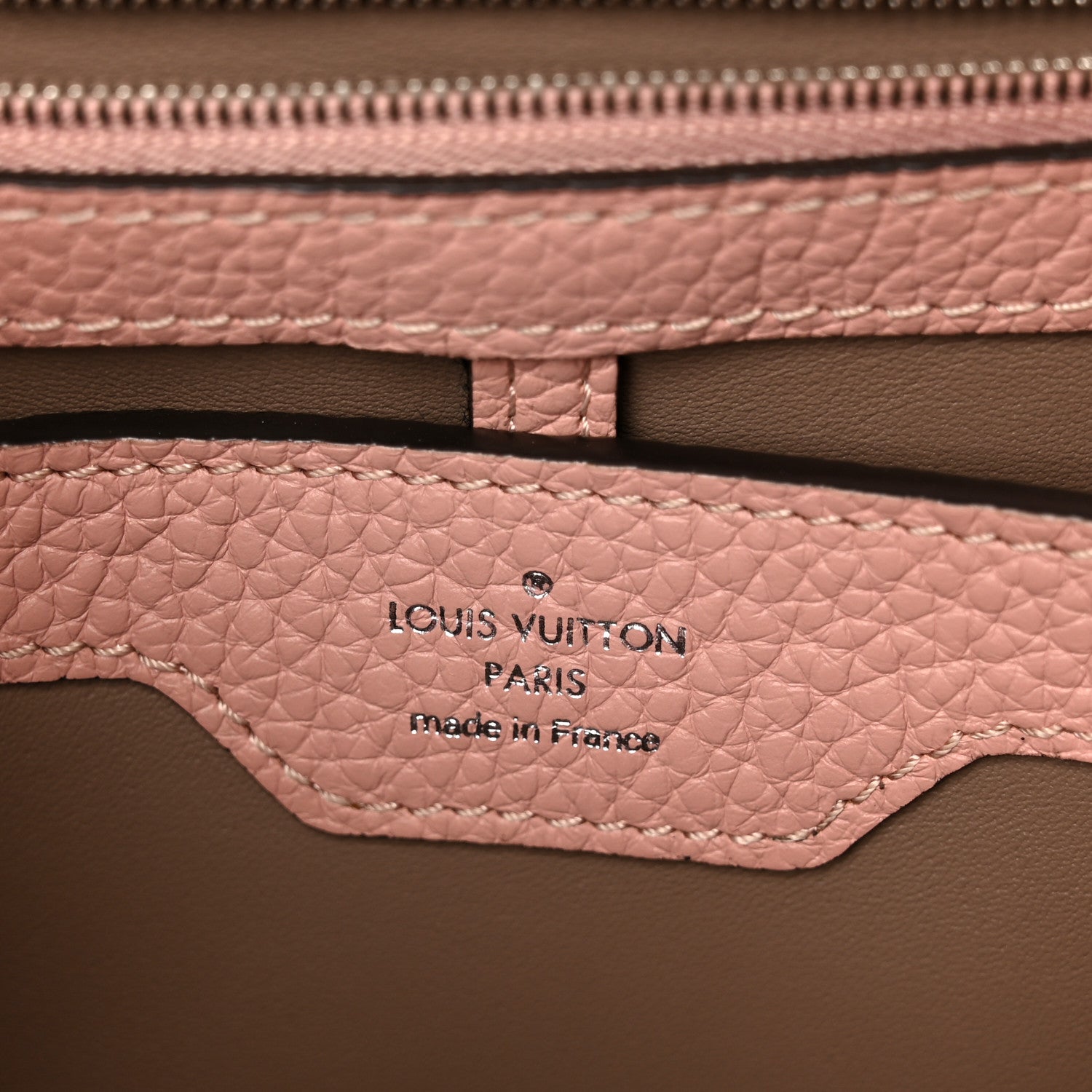 Taurillon Snakeskin Capucines PM Magnolia