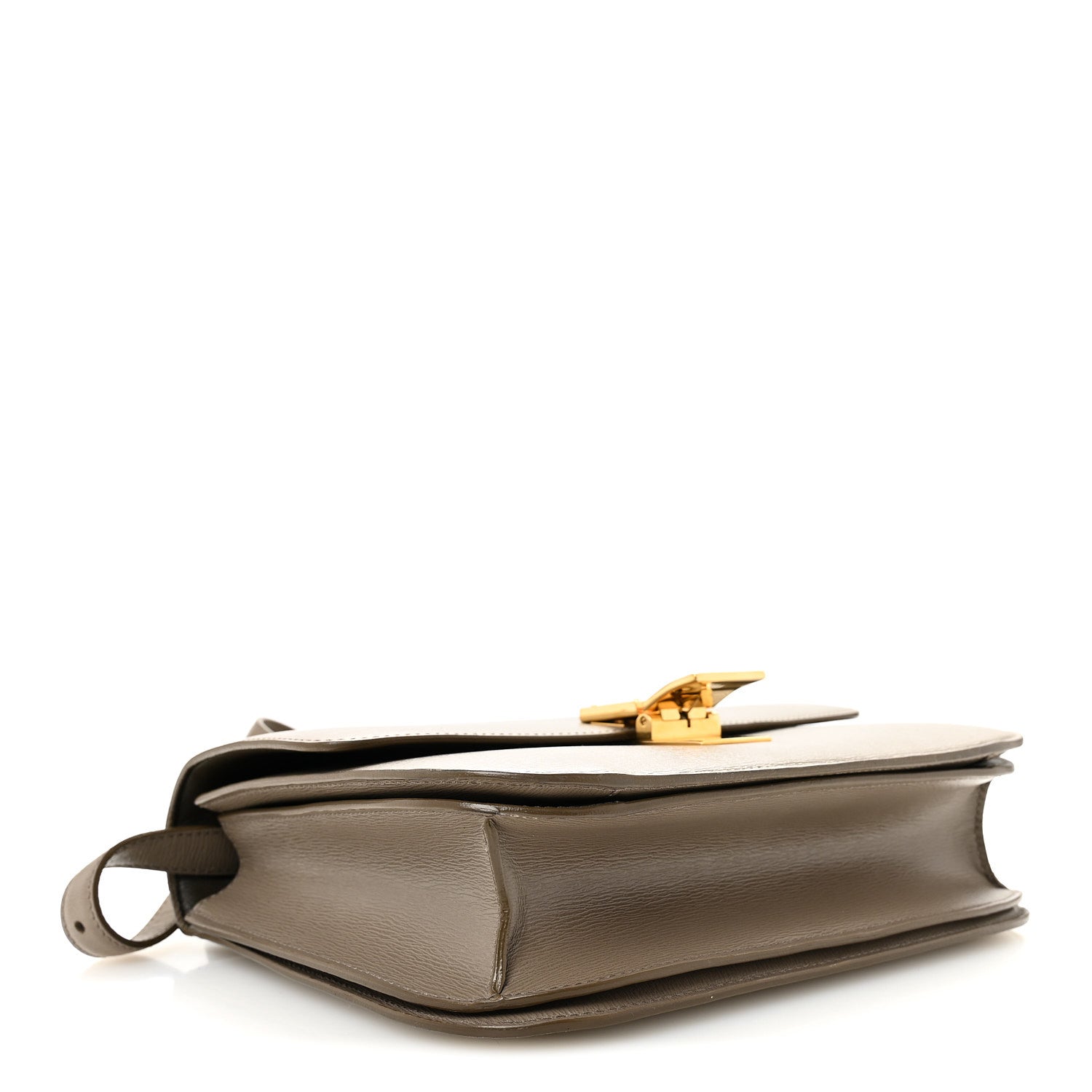 Liege Calfskin Medium Classic Box Flap Bag Souris