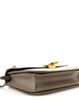 Liege Calfskin Medium Classic Box Flap Bag Souris