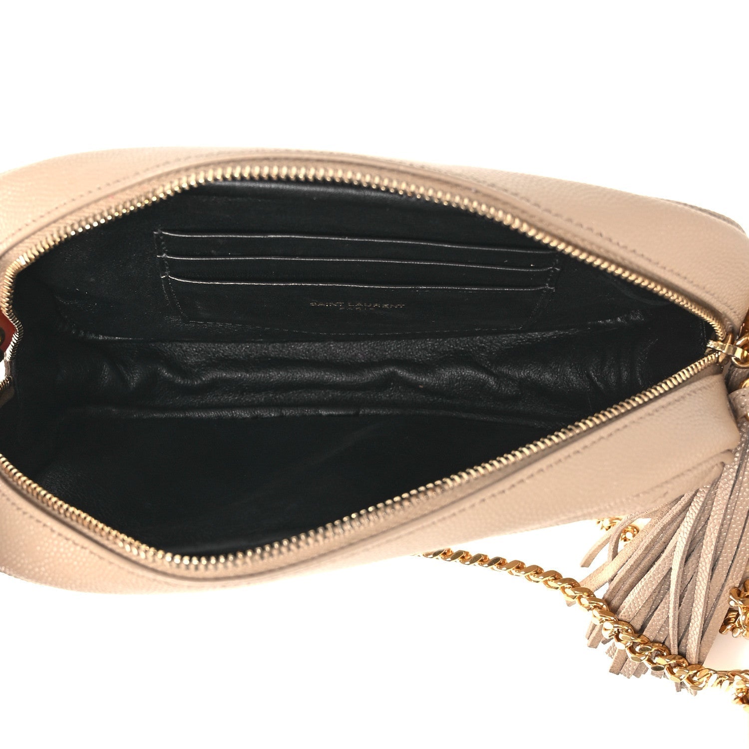 Grain De Poudre Matelasse Monogram Mini Lou Camera Bag Dark Beige