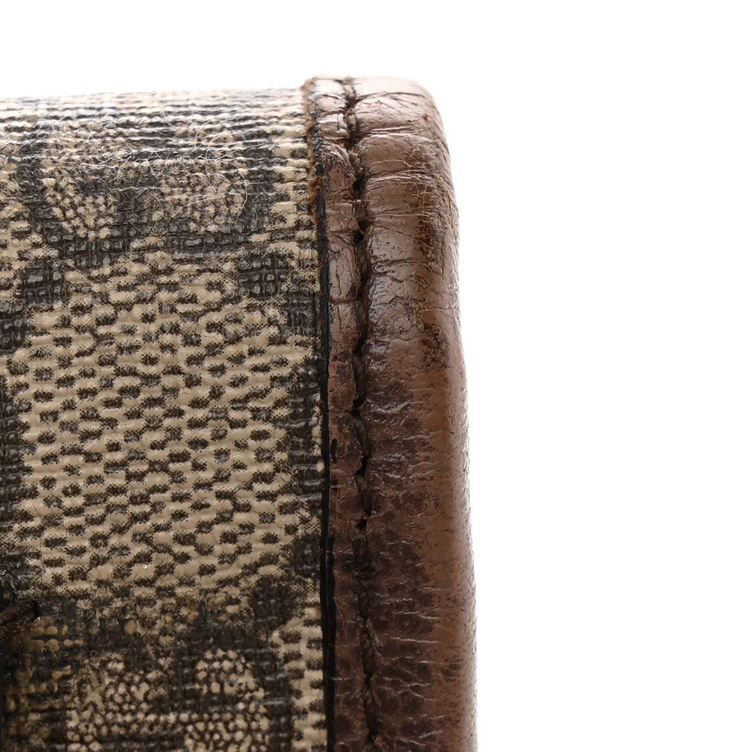 GG Supreme Monogram Neo Vintage Web Belt Bag Brown
