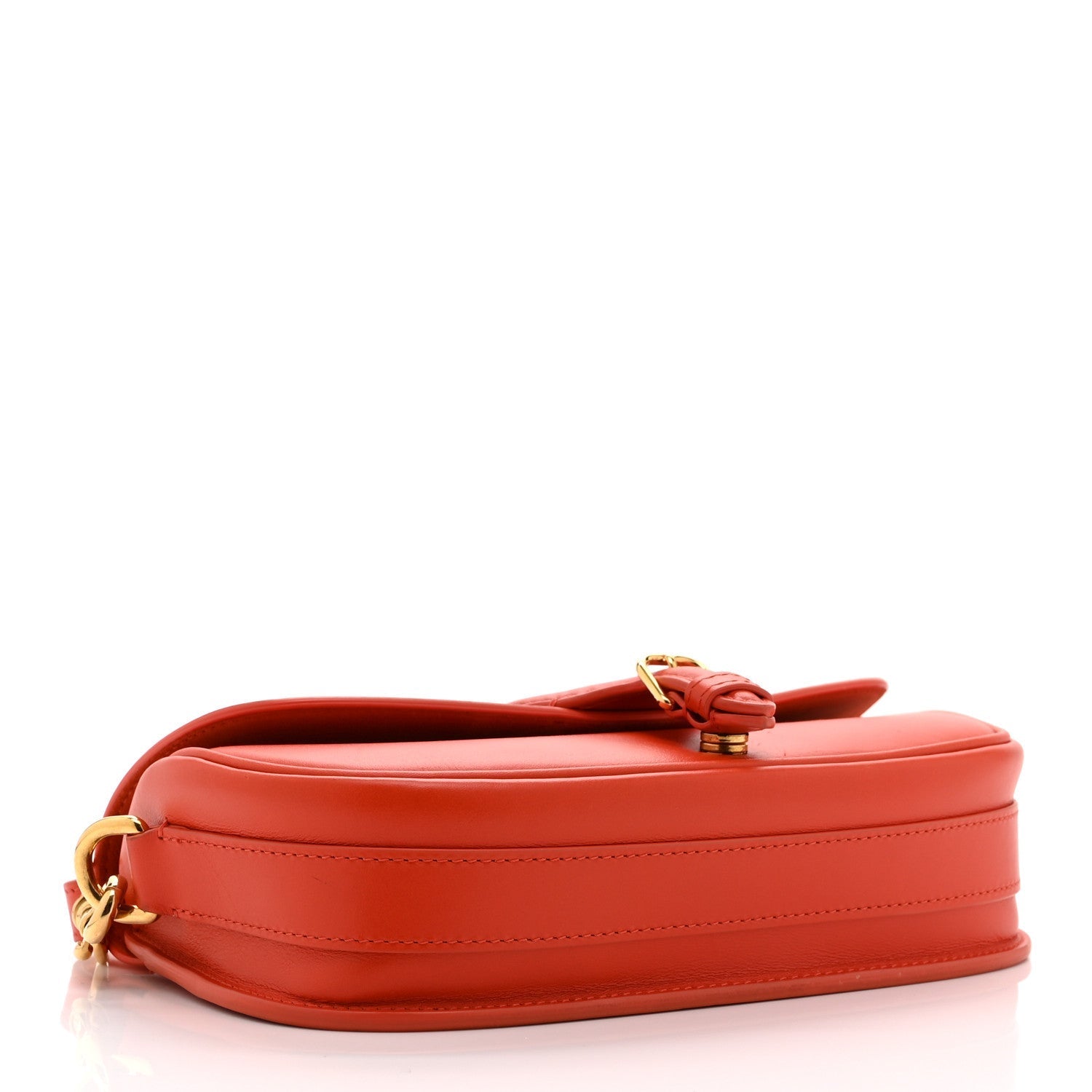 Box Calfskin East West Bobby Bag Orange