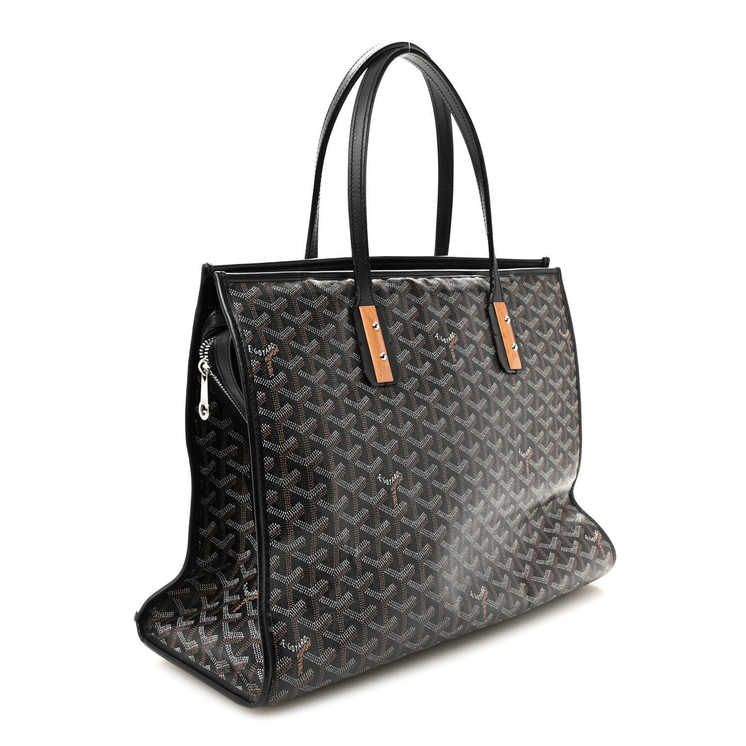 Goyardine Marquises Tote Black