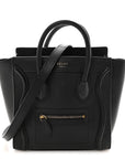Smooth Calfskin Nano Luggage Black