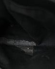 Calfskin Y Quilted Monogram Small Loulou Chain Satchel Black