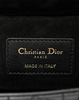 Lambskin Cannage Small Lady D-Joy Black