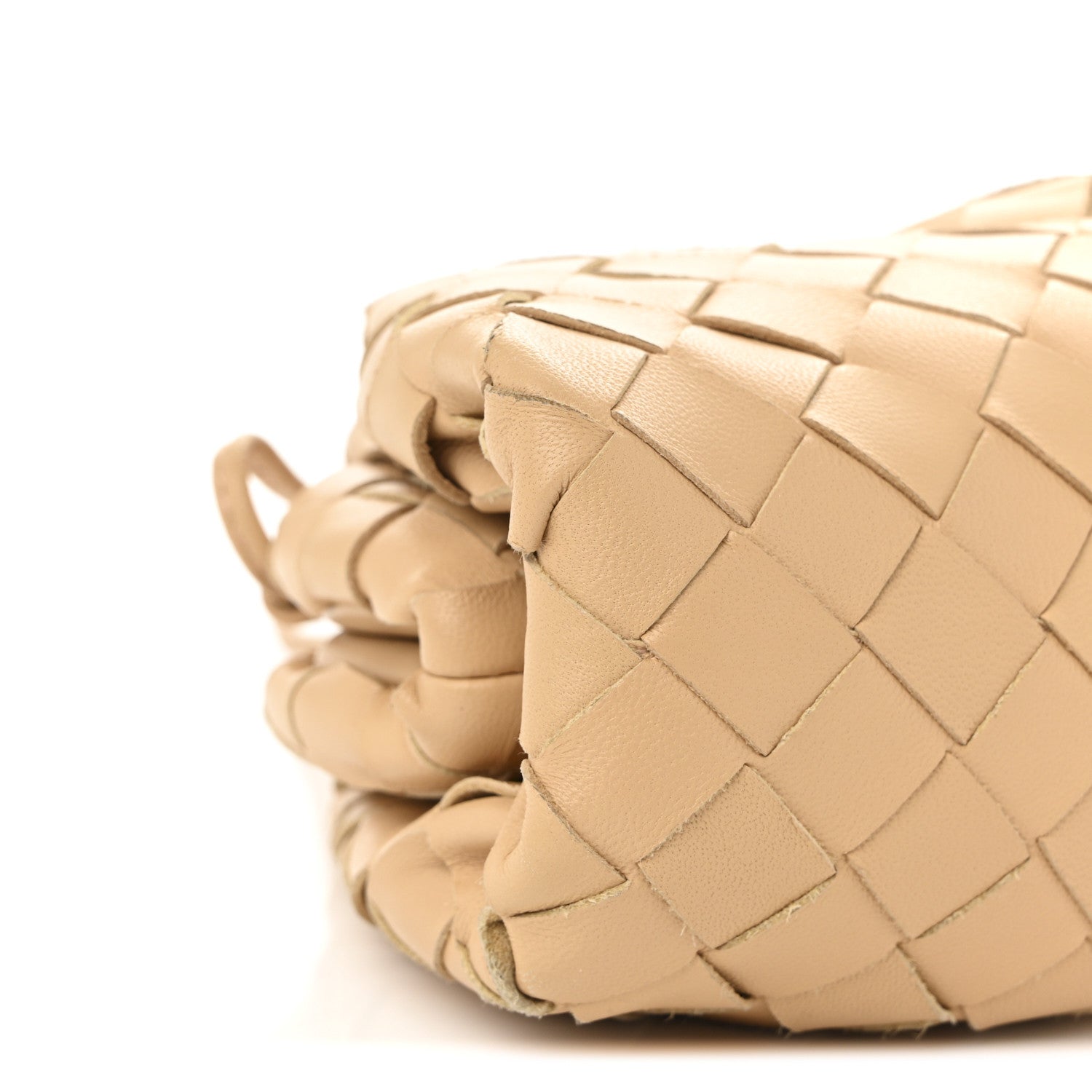 Nappa Intrecciato The Mini Pouch Almond