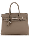 Togo Birkin 30 Gris Tourterelle