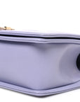 Caviar Quilted Medium Boy Flap Light Purple