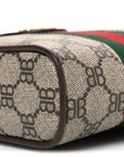 X BLNCG BB Supreme Monogram Web Mini Ophidia Messenger Beige New Acero