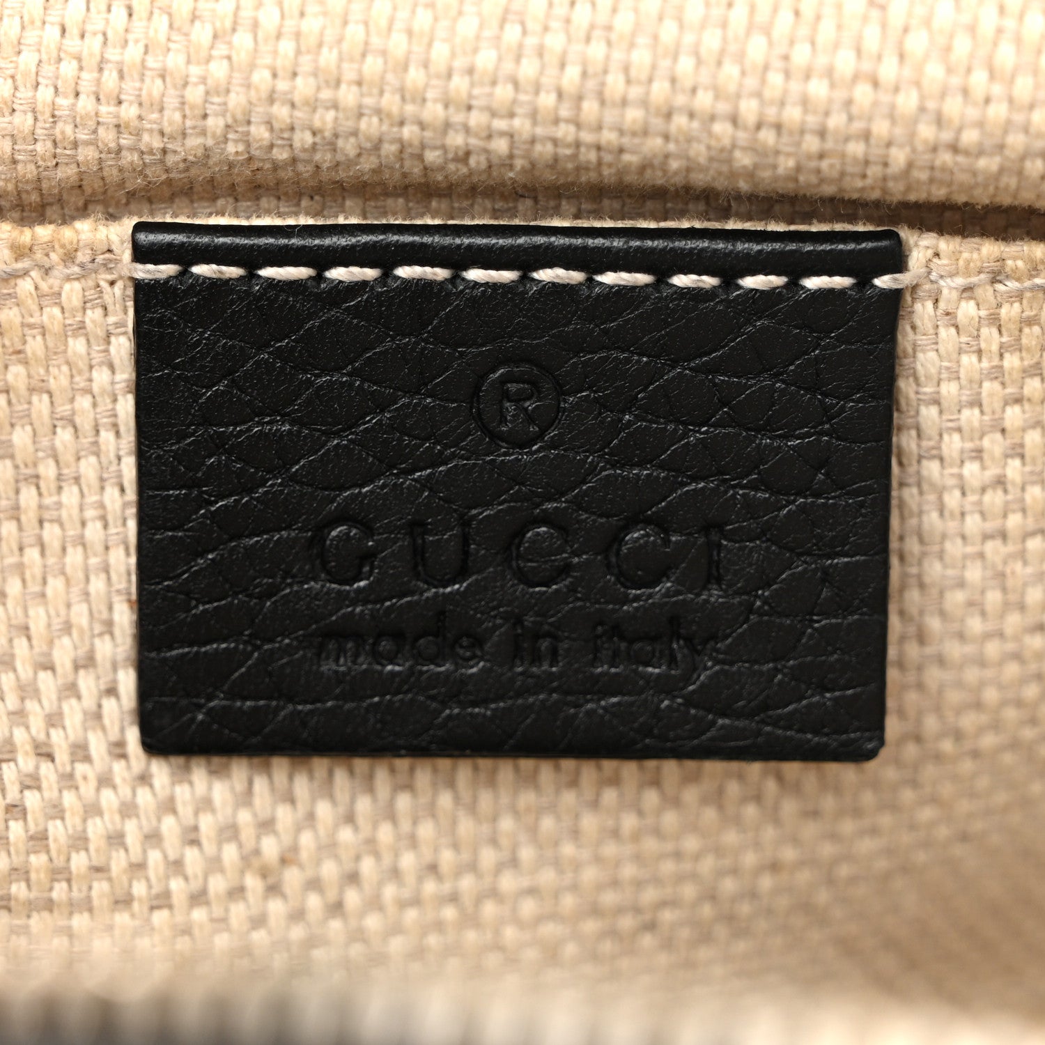 Pebbled Calfskin Small Soho Disco Bag Black
