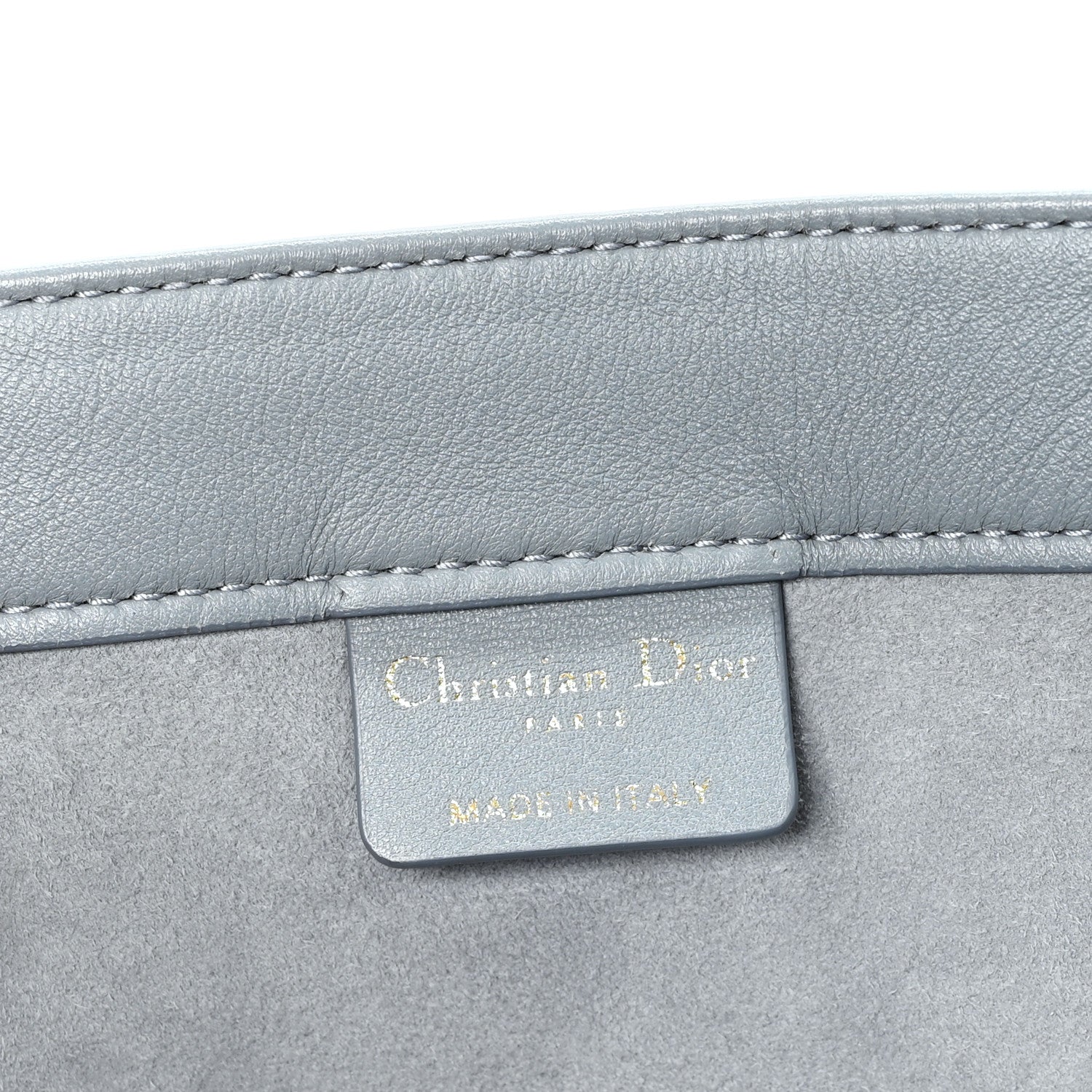 Calfskin Embossed Medium Book Tote Grey