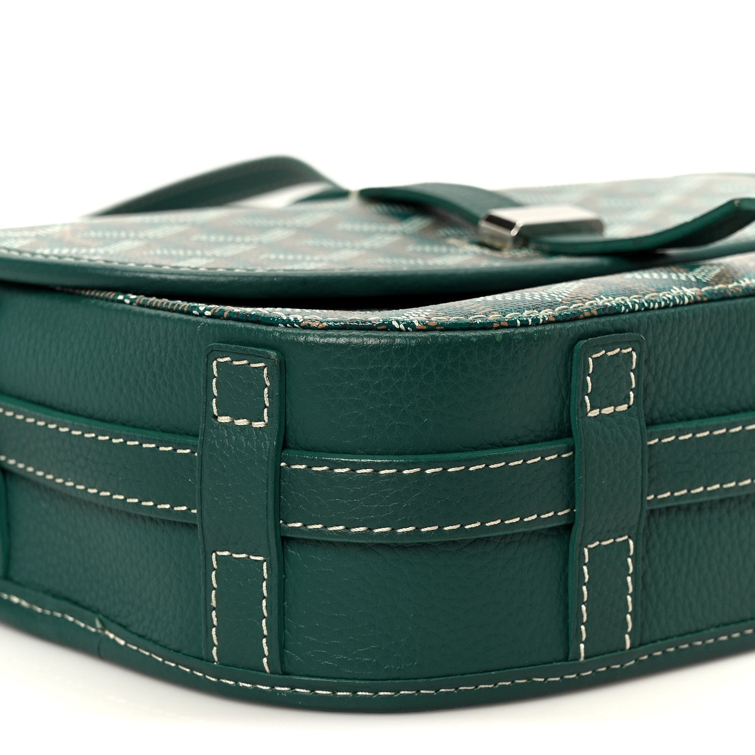 Goyardine Belvedere II PM Messenger Bag Green