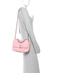 Lambskin Quilted Medium CHNL 19 Flap Pink