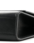 Grain De Poudre Large Classic Monogram Kate Satchel Black