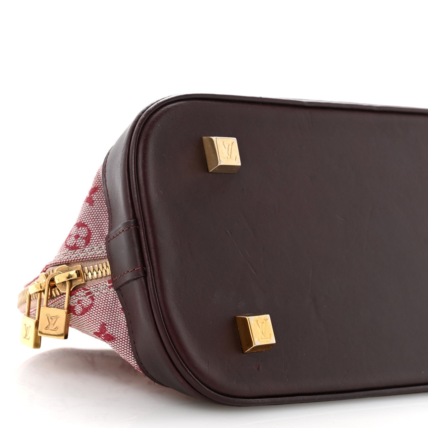 Mini Monogram Alma Long Cherry