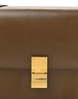 Box Calfskin Medium Classic Box Flap Bag Camel