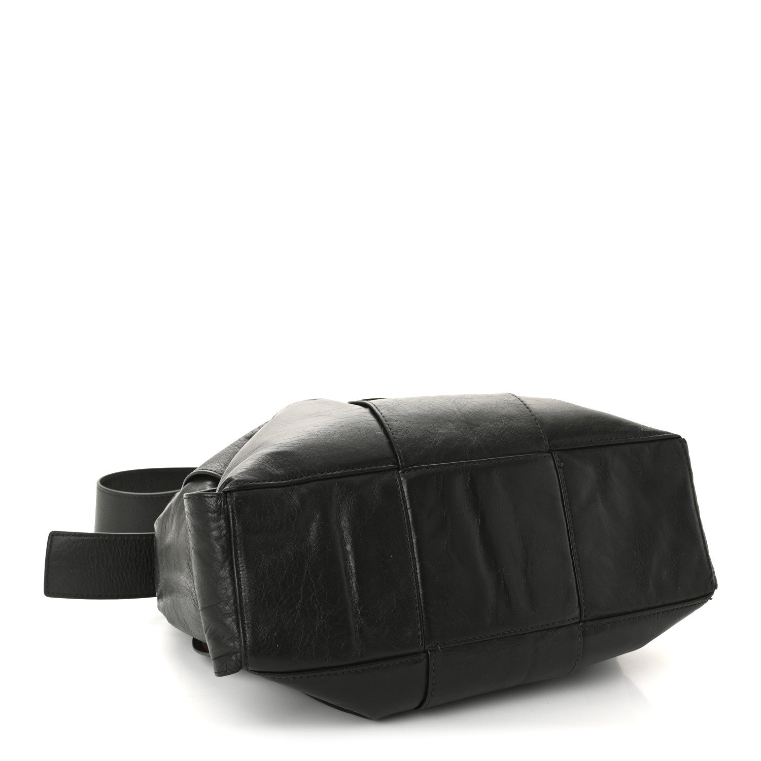 Paper Calfskin Maxi Intreccio Medium Arco Camera Bag Camping