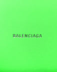 Shiny Box Calfskin Hourglass Top Handle Bag XS Fluo Green
