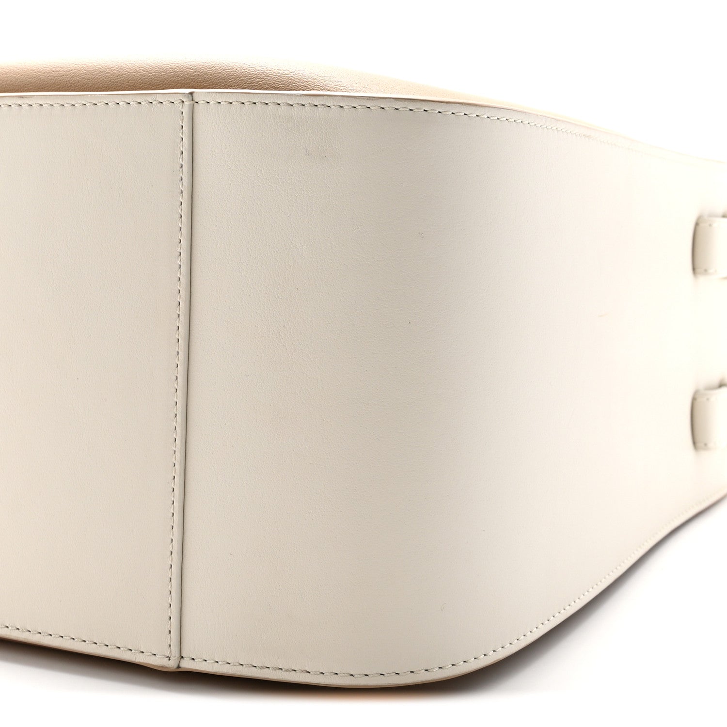 Calfskin Small Hammock Shoulder Bag Sand White