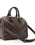 Damier Ebene Speedy Bandouliere 25