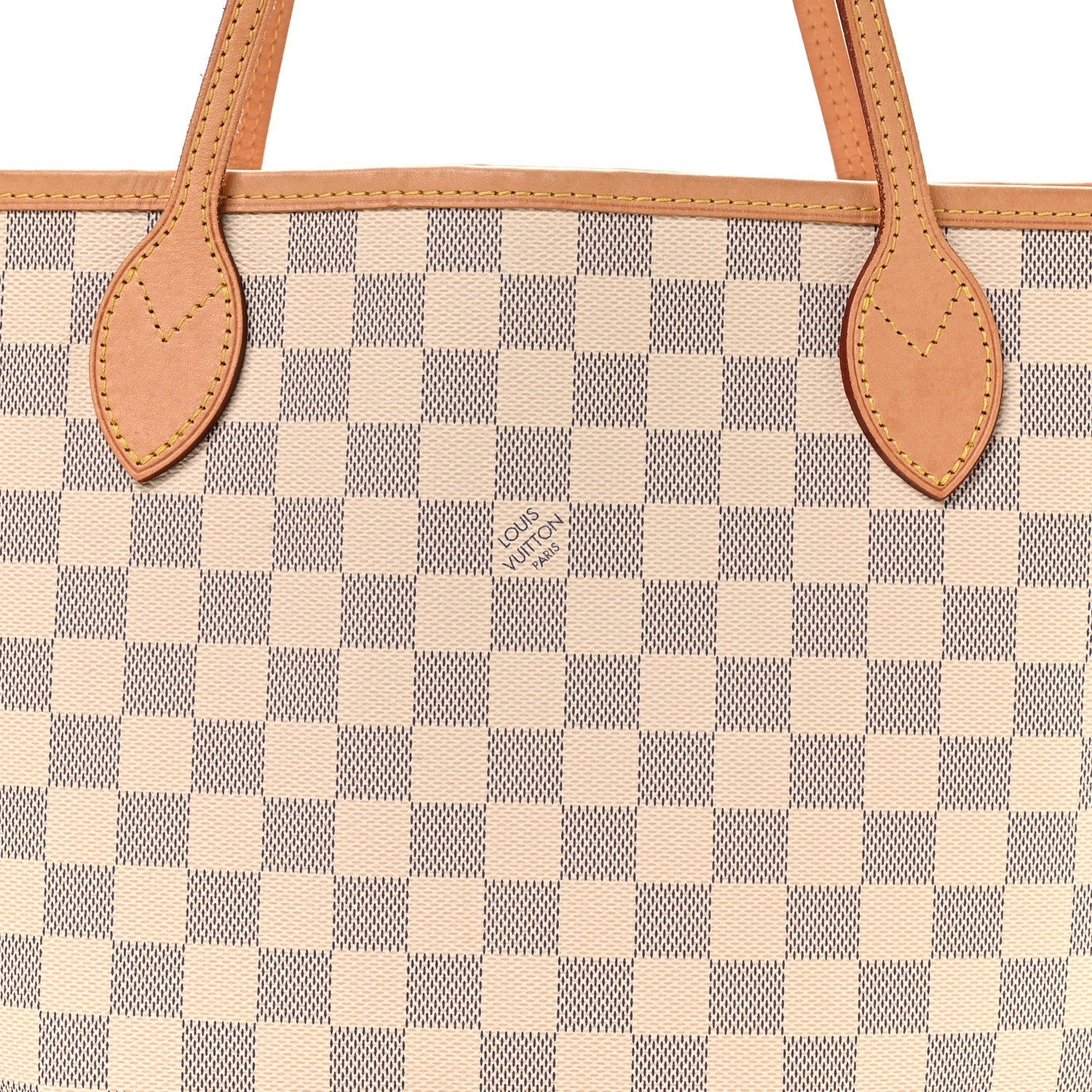 Damier Azur Neo Neverfull MM Rose Ballerine