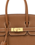 Togo Birkin 25 Gold