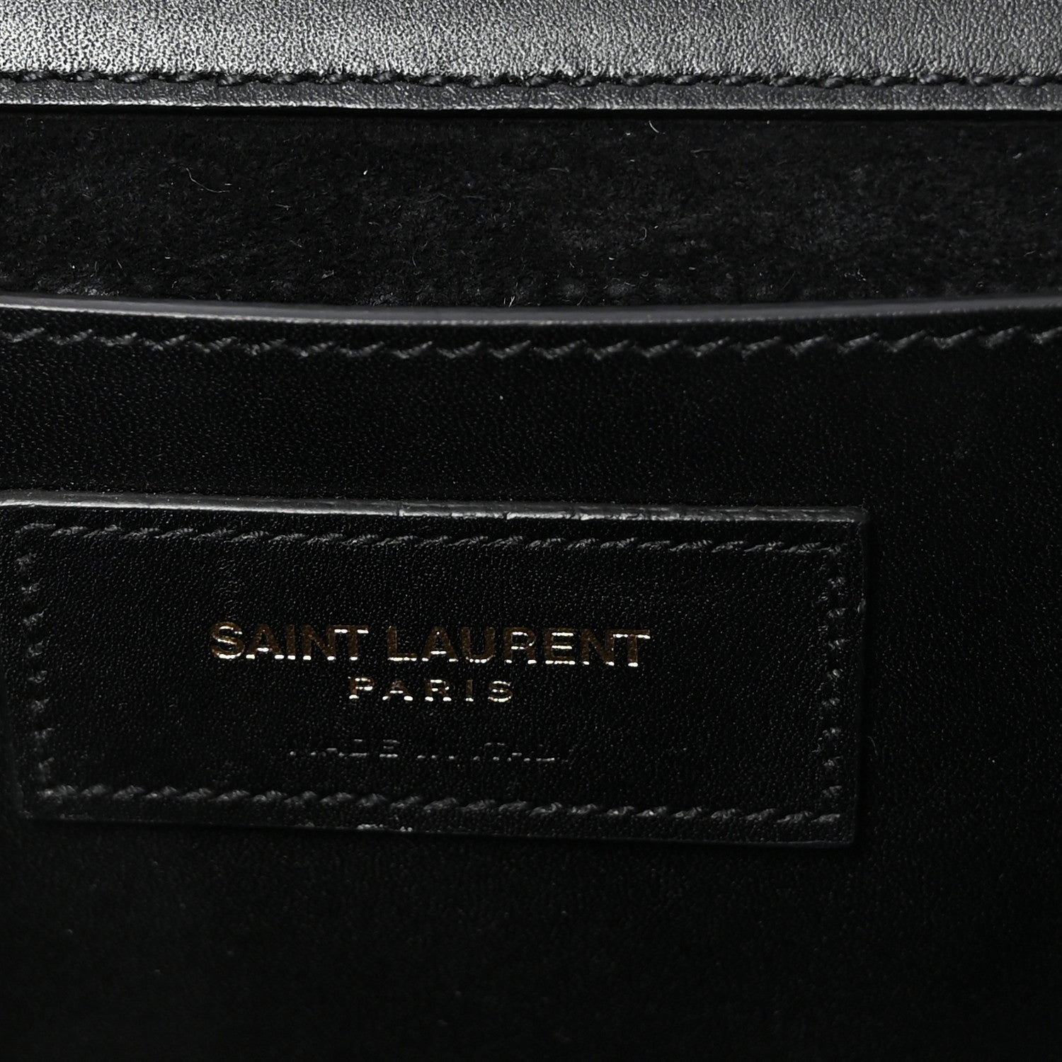 Smooth Calfskin Medium Classic Monogram Kate Tassel Satchel Black