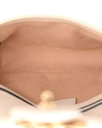Calfskin Matelasse Small GG Marmont Shoulder Bag White