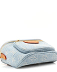Monogram Denim Mini Bumbag Sky Blue