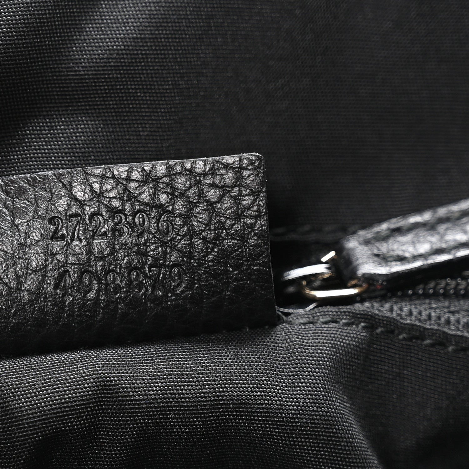 GCCIssima Suede Crossbody Bag Black